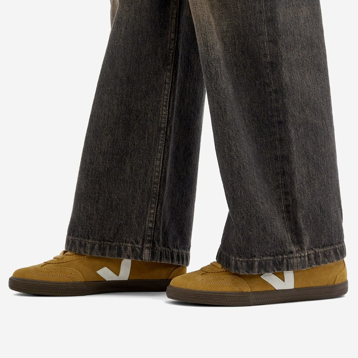Veja Women's Volley Suede Sneaker in Tent Natural Eagle VEJA