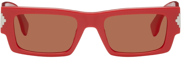 Photo: Marcelo Burlon County of Milan Red Alerce Sunglasses