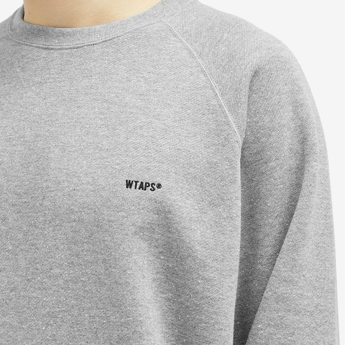 wtaps 25ss academy sweater ash gray L 新品 WTAPS Academy / Sweater / Cotton Ash Gray | HAVEN
