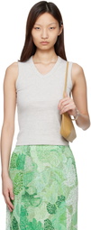 FLORE FLORE Gray Jill Tank Top