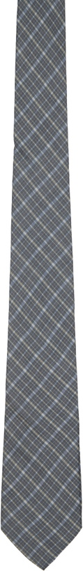 Photo: OUR LEGACY Blue Check Tie