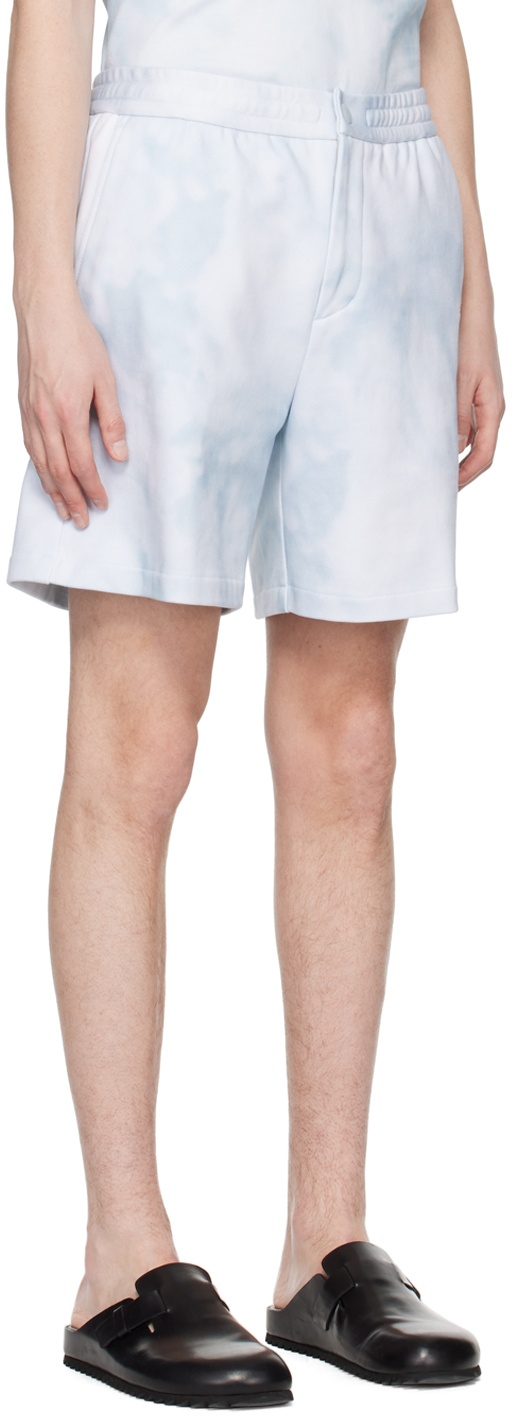 Solid Homme Blue Cloud Shorts Solid Homme