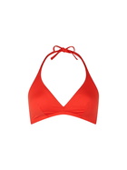 MC2 Saint Barth Woman Triangle Bralette Orange Top Gaia