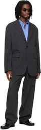 WOOYOUNGMI Gray Oxford Trousers