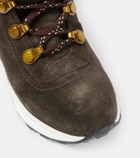 See By Chloé Brett shearling-trimmed suede hiking boots
