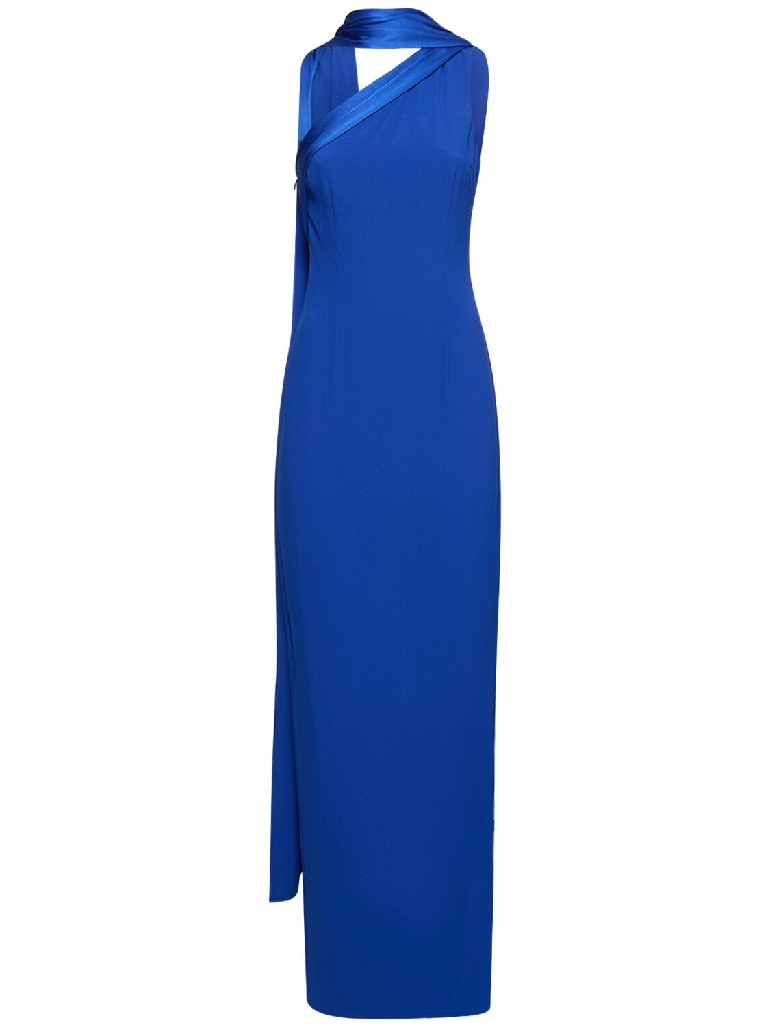 roland mouret one shoulder dress One Shoulder Diamante Gown in Black  Roland Mouret
