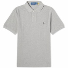 Polo Ralph Lauren Men's Custom Fit Polo Shirt in Steel Heather