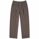 Garbstore Men's Manager Pleated Pants in Grey