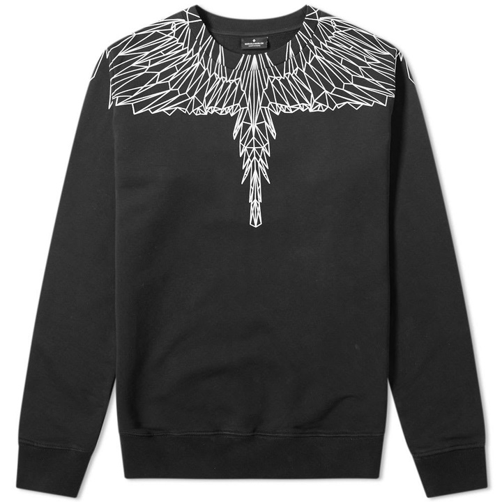 Photo: Marcelo Burlon Neon Wings Crew Sweat Black & Light Blue