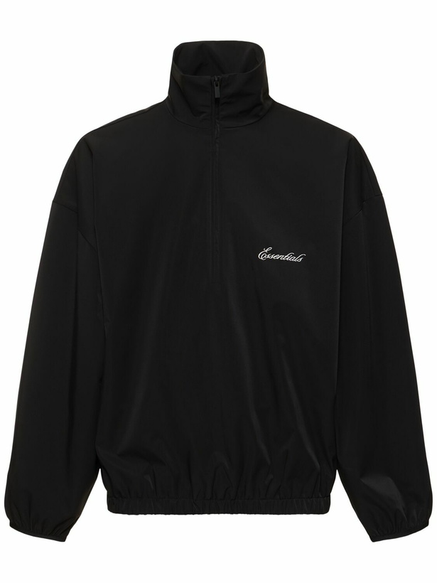 Photo: FEAR OF GOD ESSENTIALS Sporty Nylon Half Zip Sweatshirt