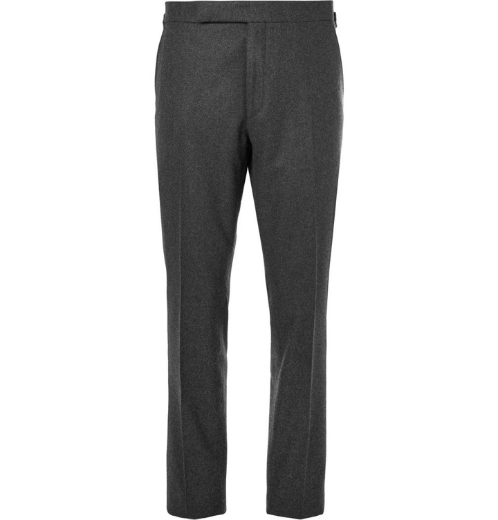 Photo: Ralph Lauren Purple Label - Dark-Grey Gregory Wool Suit Trousers - Men - Gray