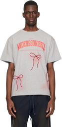 Andersson Bell Gray Ribbon Embroidery Spray T-shirt
