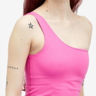 Girlfriend Collective Women's One Shoulder Bianca Tank in Ultraviolet