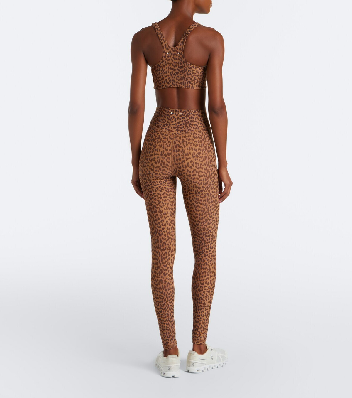 The Upside Javan Jade leopard-print sports bra