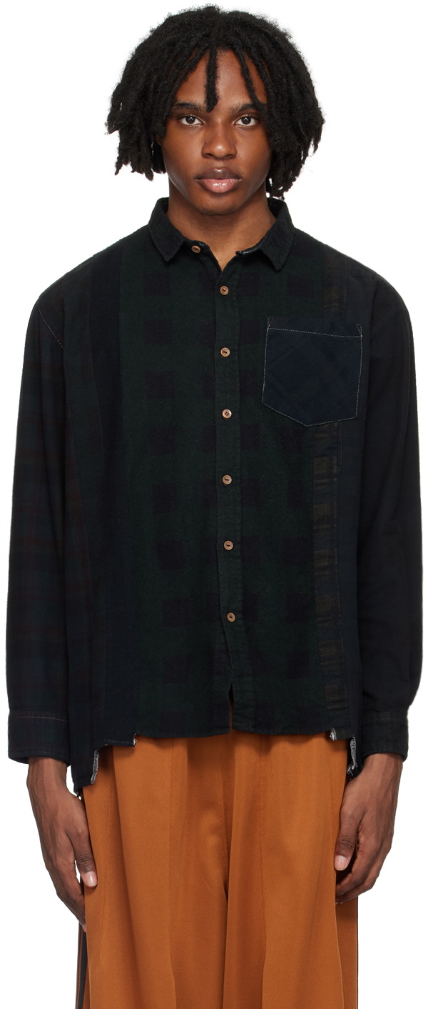 NEEDLES Black 7 Cuts Shirt Needles