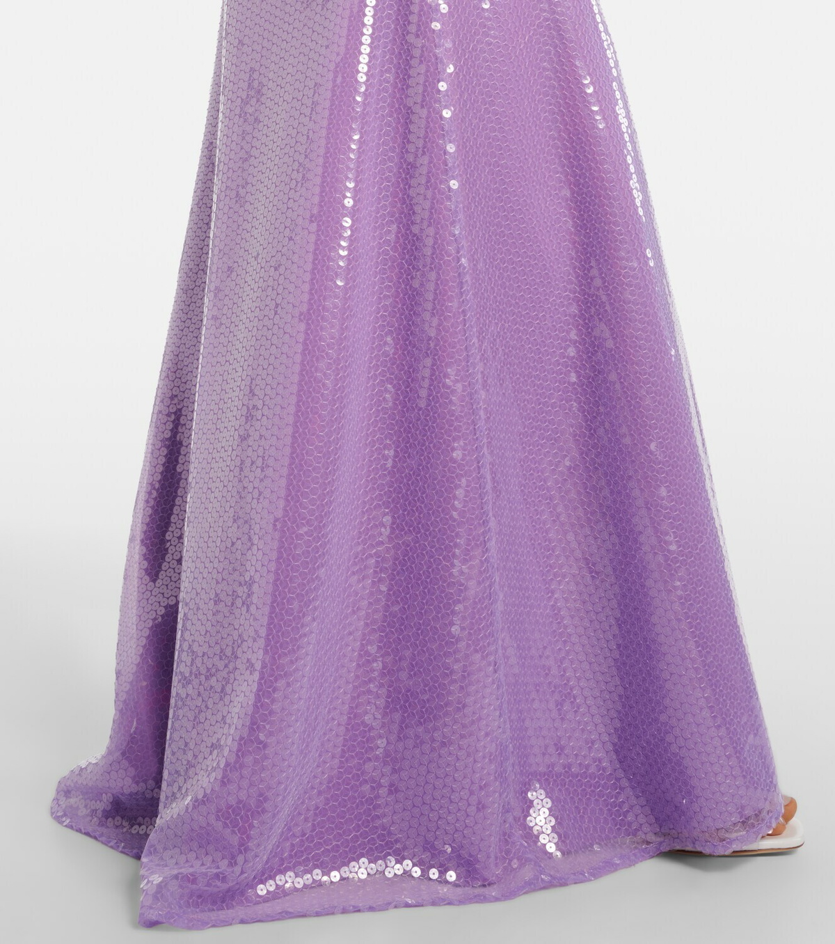 David Koma Sequined corset gown