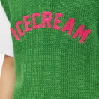 ICECREAM Men's Knitted Vest in Green