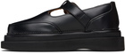 Toga Pulla Black T-Bar Mary Jane Loafers