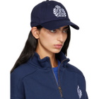 Sporty & Rich Navy NY Crest Hat