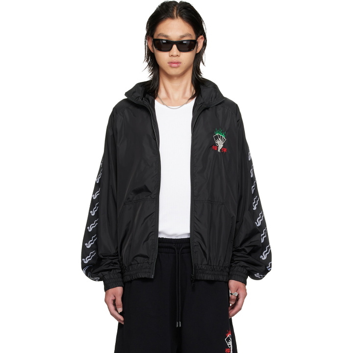 Photo: LU'U DAN Black Blacklisted LD Windbreaker Jacket