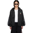 LU'U DAN Black Blacklisted LD Windbreaker Jacket