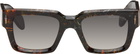 Cutler and Gross Brown & Black The Great Frog Edition Titan Square Sunglasses