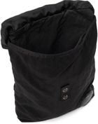 C.P. Company Black Nylon Logo Messenger Bag