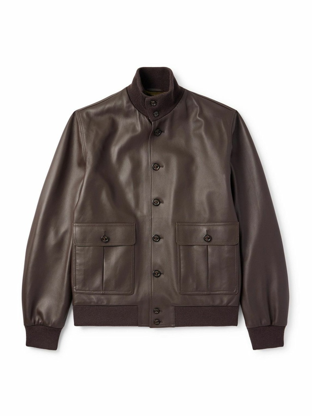 Photo: Valstar - Valstarino Leather Jacket - Brown