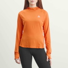 Nike Women's ACG Trail UV Hooded Mid Layer Fleece in Safety Orange/Summit White