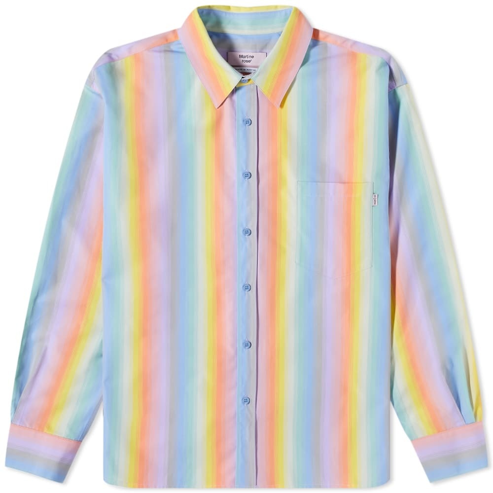 Photo: Martine Rose Oversize Rainbow Stripe Shirt