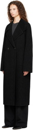 LISA YANG Black Doublé Button Coat