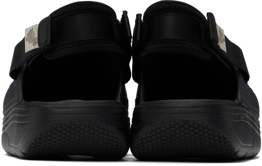 Suicoke Black Cappo Loafers