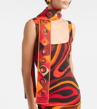 Pucci Manuba silk twill scarf