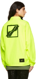 We11done Yellow Polyester Windbreaker Jacket