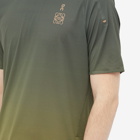 Loewe x On Running Performance T-Shirt in Gradient Khaki