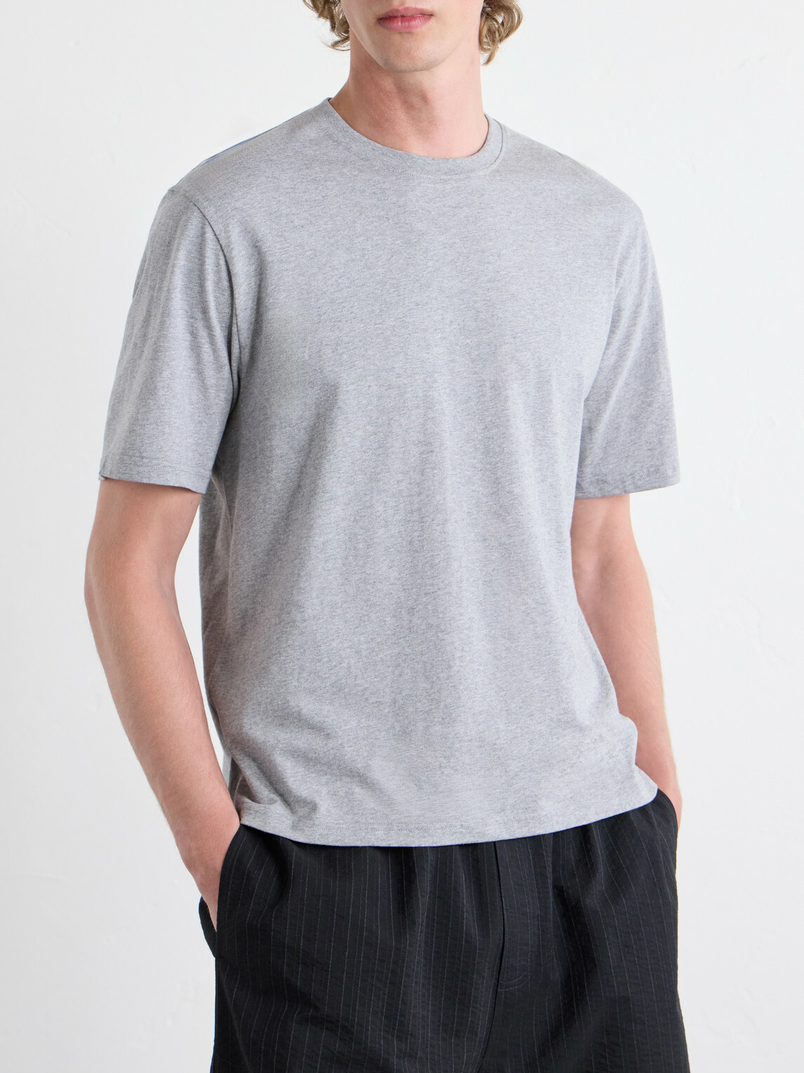 Studio Nicholson - Bric Cotton-Jersey T-Shirt - Gray