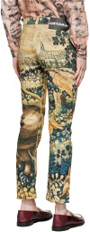 Just Cavalli Multicolor Graphic Trousers