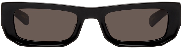 Photo: FLATLIST EYEWEAR Black Bricktop Sunglasses