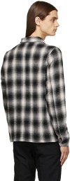Naked & Famous Denim Grey Vintage Flannel Shirt