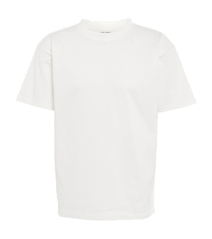 Photo: Saint Laurent - Cotton jersey T-shirt