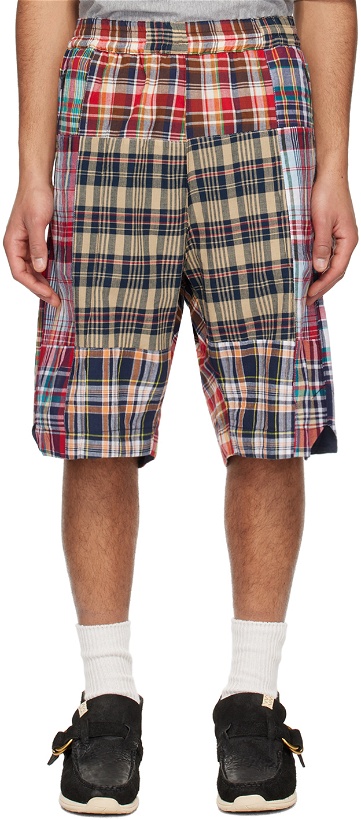 Photo: Engineered Garments Multicolor Patchwork Shorts