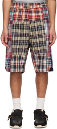 Engineered Garments Multicolor Patchwork Shorts