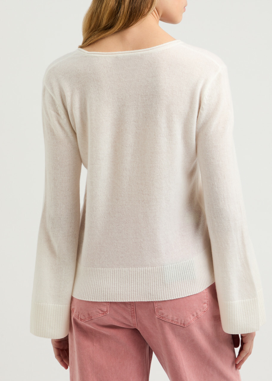Paige Akala Cashmere Jumper Ivory