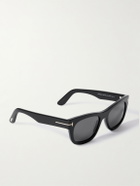 TOM FORD - Marshall Rectangular-Frame Acetate Sunglasses