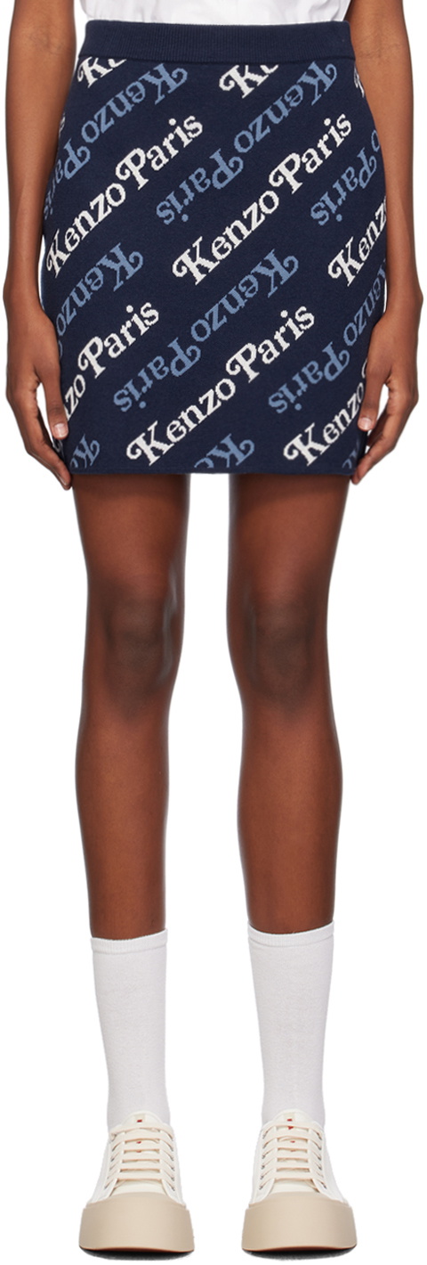 Kenzo Navy Zipped Dress main image 0