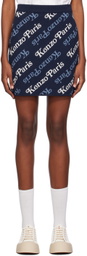 Kenzo Navy VERDY Edition Kenzo Paris Miniskirt