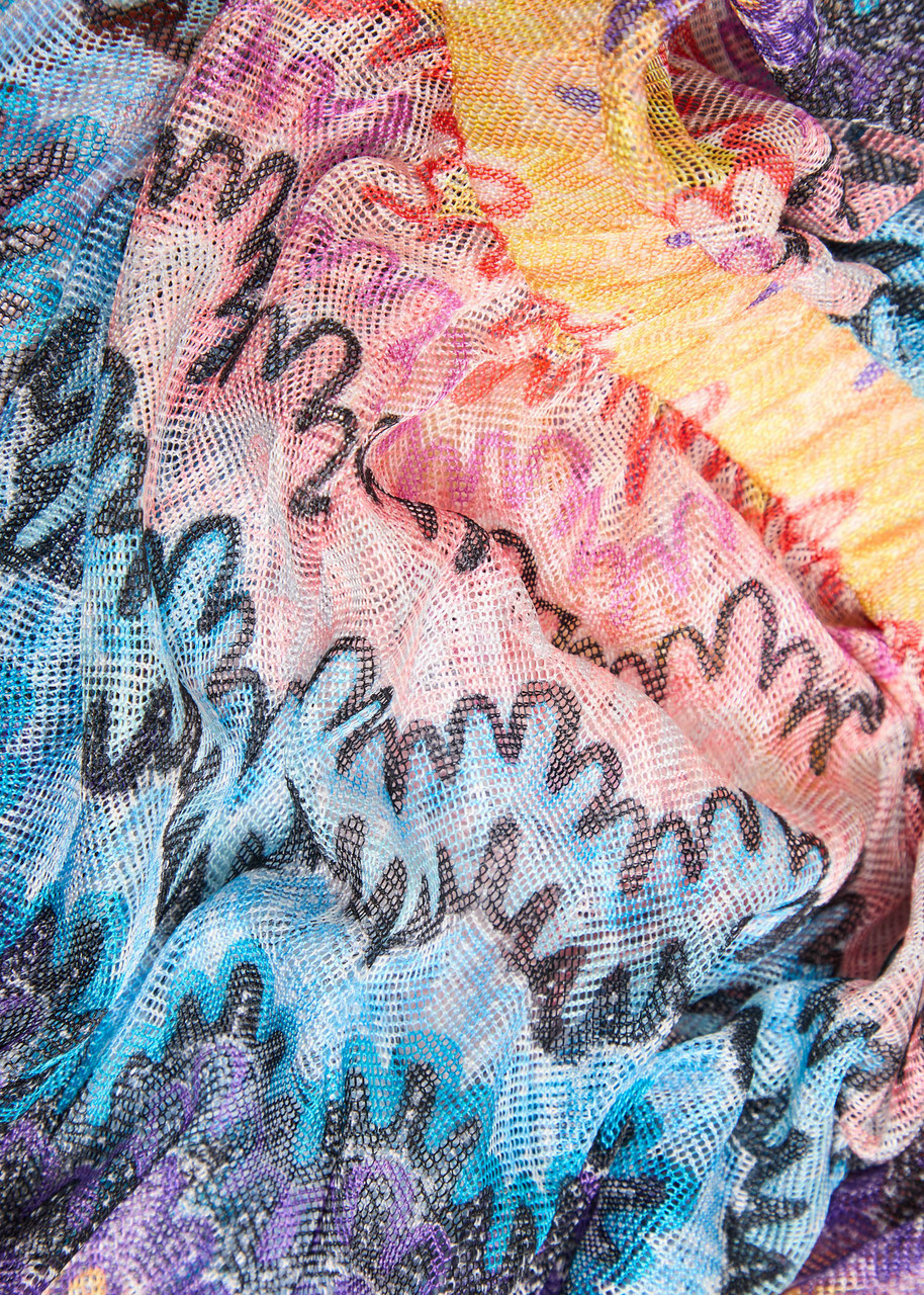 Missoni Zigzag-intarsia Fine-knit Playsuit Multicoloured