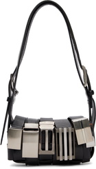 HODAKOVA Black Buckle Baguette Bag