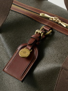 Mulberry - Heritage Clipper Large Leather-Trimmed Scotchgrain Holdall