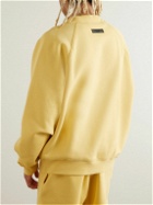 FEAR OF GOD ESSENTIALS - Logo-Appliquéd Cotton-Blend Jersey Sweatshirt - Yellow